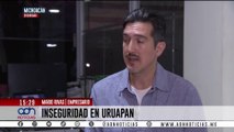 Uruapan continúa insegura, presencia policial no logra que habitantes ni turistas se sientan seguros