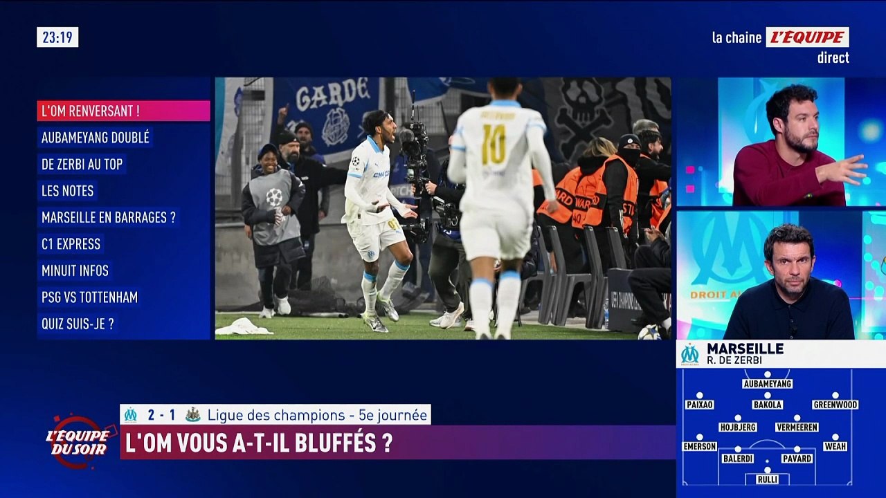 Quel est le programme de l'OM pour ses trois derniers matches de la phase de ligue en Ligue des champions ? - Foot - Ligue des champions - OM
