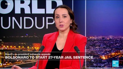 Brazil's former President Jair Bolsonaro begins 27-year prison sentence for coup attempt