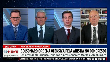 Bolsonaro ordena ofensiva pela anistia e pressiona Congresso