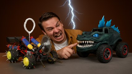 😱 GODZILLA vs KONG CARS – The Most EPIC DIY Battle Ever! 💥