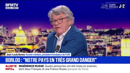 Borloo : " Notre pays en très grand danger " - 25/11