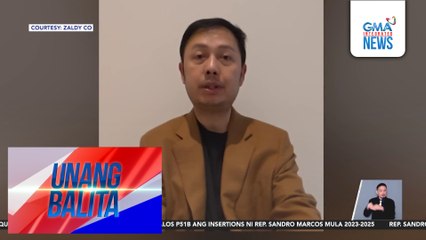 Zaldy Co – Sinabihan ako ni PBBM na huwag siyang pigilan sa budget insertions | Unang Balita