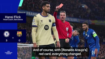 'Red card changed everything' - Flick after Chelsea defeat