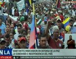 Pueblo trujillano marchó en defensa de la paz y la soberanía de Venezuela