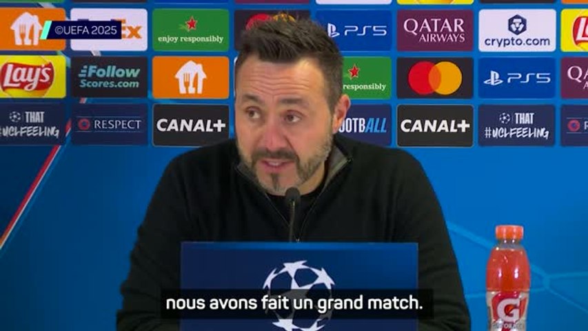 OM - Roberto De Zerbi : "Une belle soirée"