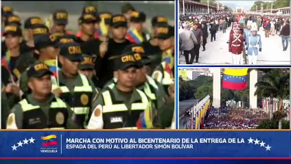 Acto con motivo a los 200 años de la entrega de la Espada del Perú a El Libertador Simón Bolívar