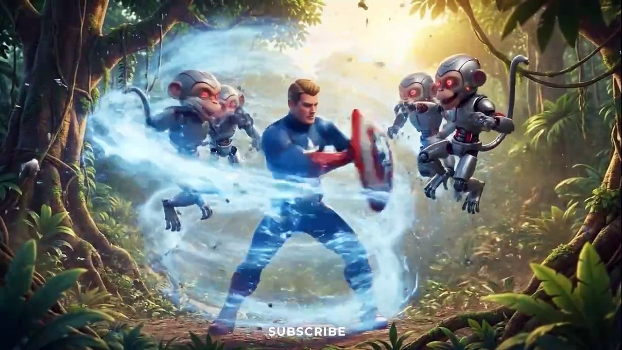 Captain America – The Secret Island Adventure 🌊🛡️ | Full Cartoon Movie for Kids
