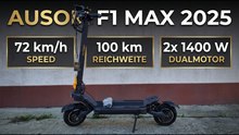 2x 1.400 W Motoren: Das kann der Ausom F1 Max wirklich!
