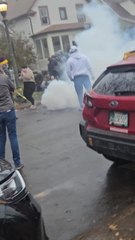 Tear gas deployed in Minnesota as ICE arrest sparks protest