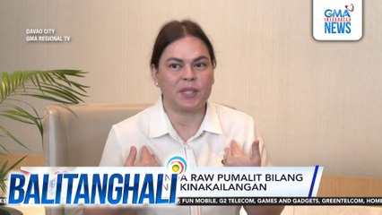VP Duterte - Maraming impeachable offense si PBBM; wala akong balak maghain ng impeachment complaint dahil hindi papansinin ng Kamara | Balitanghali