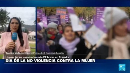 Eliminación de la violencia contra las mujeres: una es asesinada cada 22 horas en Ecuador