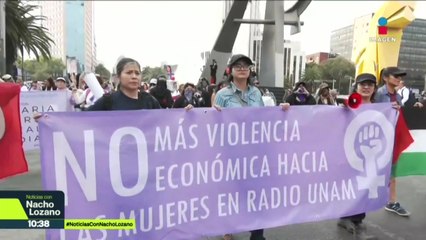 Miles de mujeres marcharon en la CDMX contra la violencia por el 25N, Día Naranja
