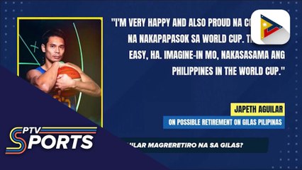 Japeth Aguilar, magreretiro na sa Gilas?