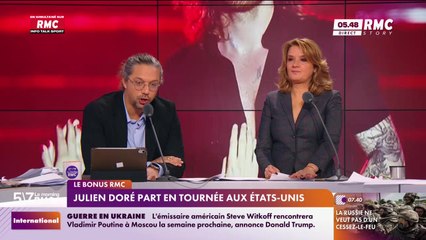 Le bonus RMC : Julien Doré part en tournée aux États-Unis - 26/11