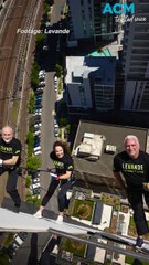 Seniors abseil off Australia’s tallest retirement village