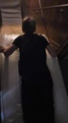 Boy Hilariously Slides Down Stairs on Mattress