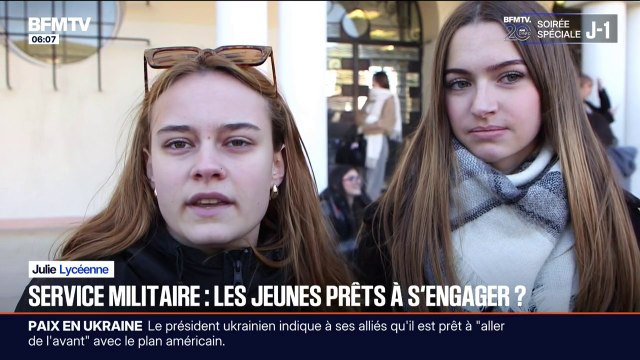 Il y a plein de jeunes qui ne savent pas quoi faire : à Draguignan (Var), certains jeunes sont favorables au rétablissement d'un service militaire