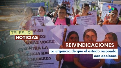 En Guatemala, mujeres levantando su voz por protección y justicia, caminaron a nivel nacional