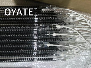 640mm 2600w Quartz Tube Medium Wave Carbon Fiber Heating Lamp for Dryer