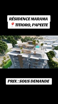 Vente appartements VEFA Résidence MARAMA Papeete