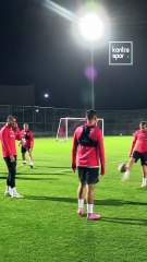 Çorum FK'nin yeni teknik direktörü Hüseyin Eroğlu takımla ilk antrenmana çıktı