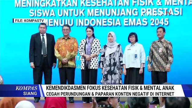Marak Kasus Bullying, Kemendikdasmen Siapkan Program Prioritas Jaga Kesehatan Fisik dan Mental Anak
