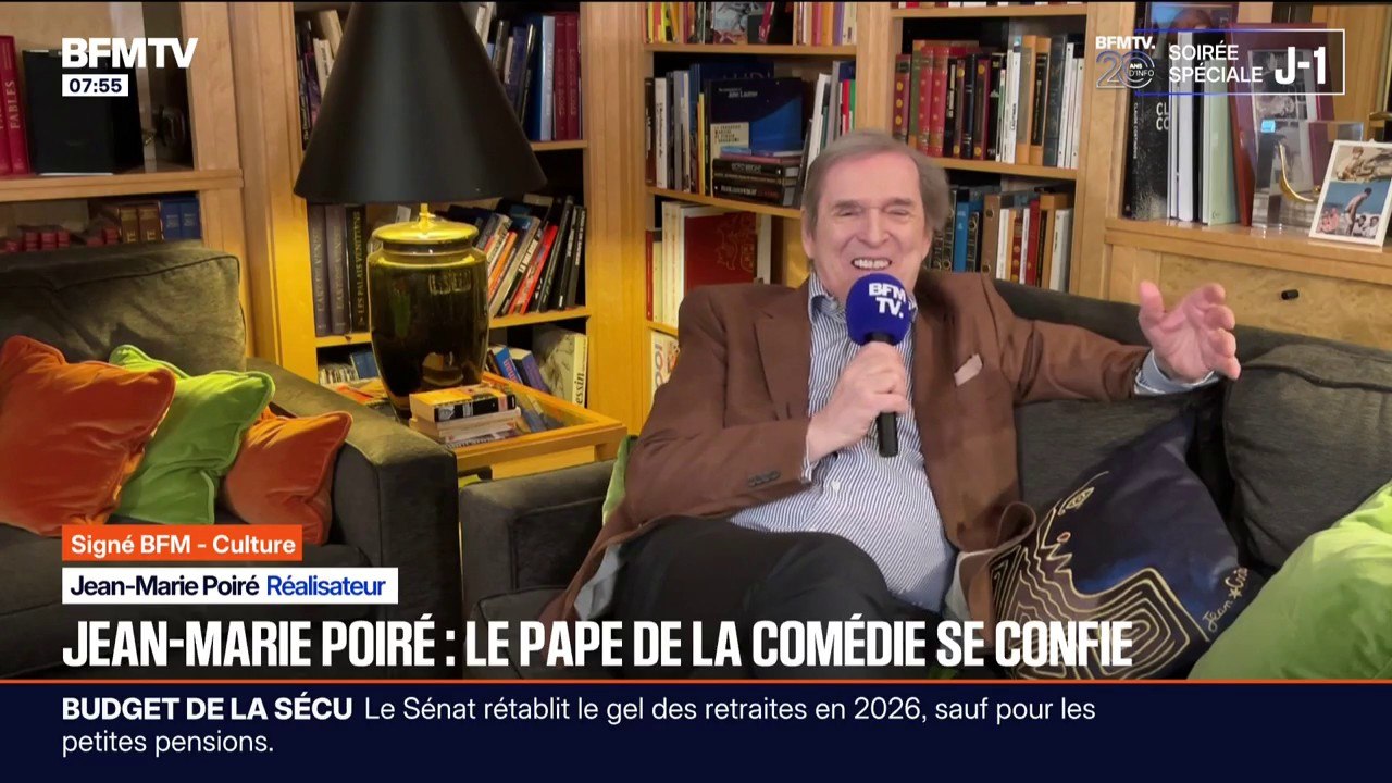 SIGNÉ BFM - "Le Père Noël est une ordure", "Les visiteurs": les confessions du réalisateur Jean-Marie Poiré
