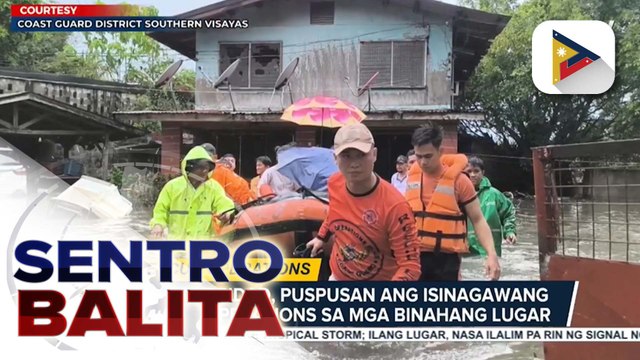 Mga awtoridad, puspusan ang isinagawang rescue at relief operations sa mga binahang lugar | ulat ni Joshua Garcia