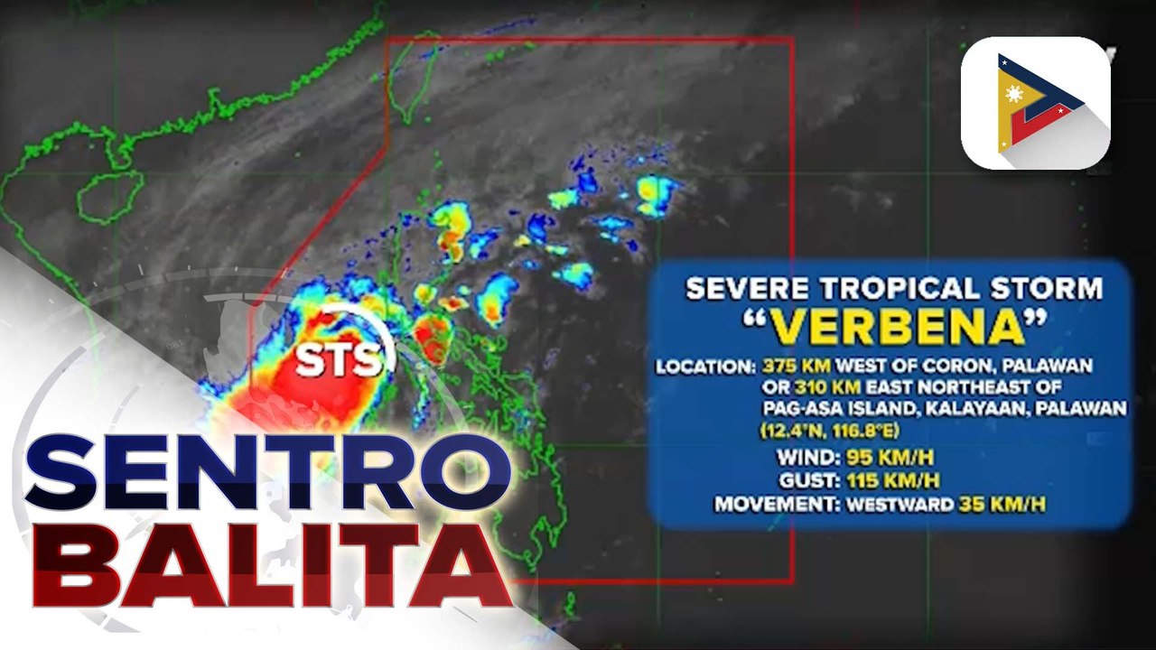 Bagyong #VerbenaPH, naging Severe Tropical Storm; amihan at shear line, nagpapaulan din sa ilang bahagi ng bansa