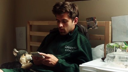 A homesick college freshman goes to a party at house and ends up spending the night with his sophomore  who's had a shitty day and wants someone to hang out with HD