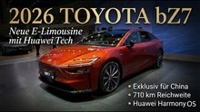 2026 Toyota bZ7: Luxus-Elektroauto mit 88 kWh Akku & HarmonyOS