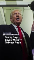 Trump Says Envoy Witkoff To Meet Putin