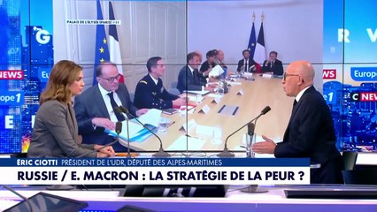 «Le président de la République a bâti une nation très faible», dénonce Eric Ciotti