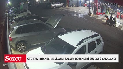 Maslak’ta oto tamirhanesine silahlı saldırı düzenledi suçüstü yakalandı