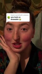 Tried to paint @alana.28 (IG) with guache#art#painting#drawing#sketch