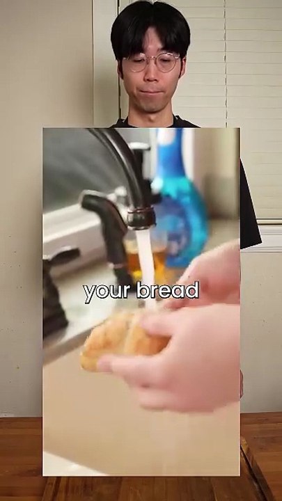Washing bread_ #shorts