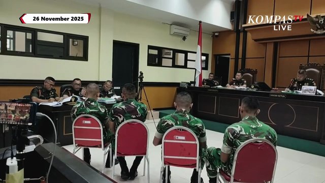 Oditur Militer Cecar Pengakuan Terdakwa Terkait Penganiayaan Prada Lucky di Persidangan