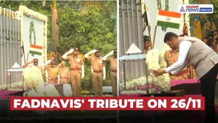 Cm Fadnavis Pays Tribute on 26/11 Anniversary