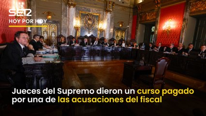 Tres jueces del Supremo que condenaron al fiscal dieron un curso pagado por una de las acusaciones antes de dar el fallo