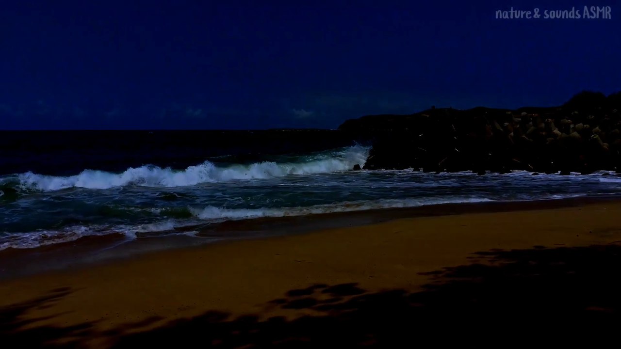 Gentle Ocean Waves Sounds for Deep Sleep at Night – Deep Sleep & Relaxing ASMR