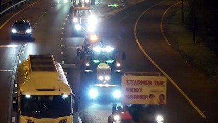Tractors flout police conditions ahead of farmers protest in London
