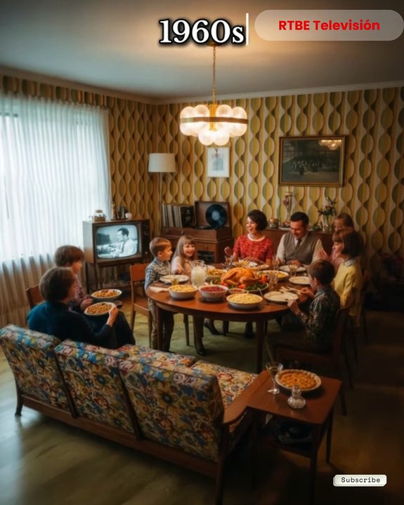 Recuerdos Nostálgicos: Del ayer al ahora, transformación del comedor y familias en nuestros hogares