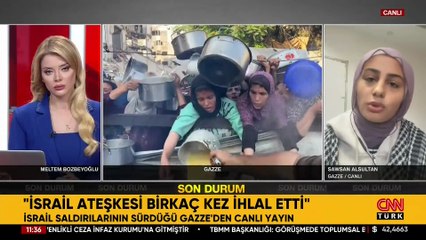 Sawsan Alsultan yaşananları CNN TÜRK'te anlattı: GAZZE'DE NE OLUYOR?