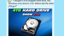 4TB Drive Only Shows 2TB? Here's the Real Fix!