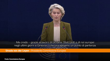 Ucraina, Von der Leyen "Nessuna decisione sull'Europa senza l'Europa"