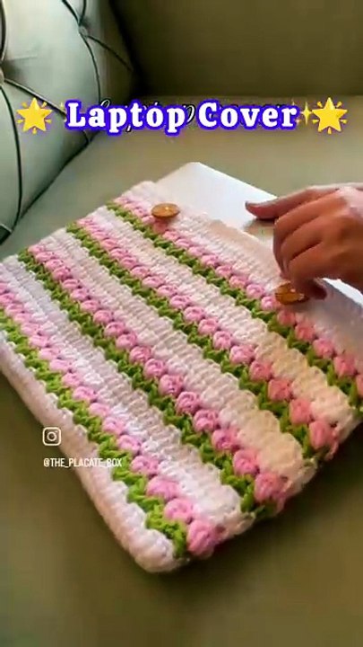 ✨ Crochet Laptop Protector – Trendy & Durable