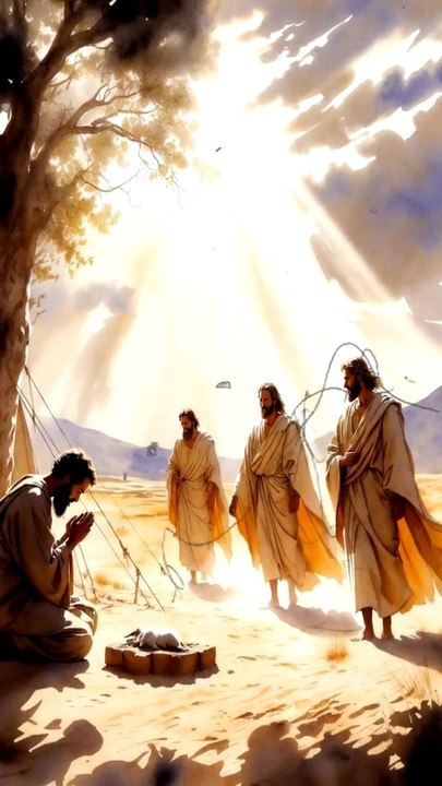 Abraham recibe el misterio del Antiguo Testamento - Visiones de la beata Ana Catalina Emmerick