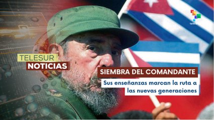 En Cuba, autoridades lideraron actos por los 9 años de la siembra del comandante Fidel Castro Ruz