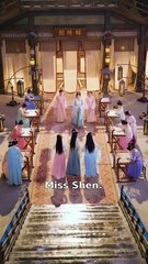 PEACH BLOSSOMS AT THE EMBROIDERY PAVILION